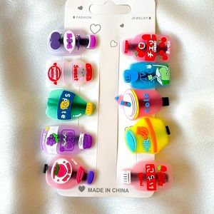 🎀Cute Soda Hair Clips